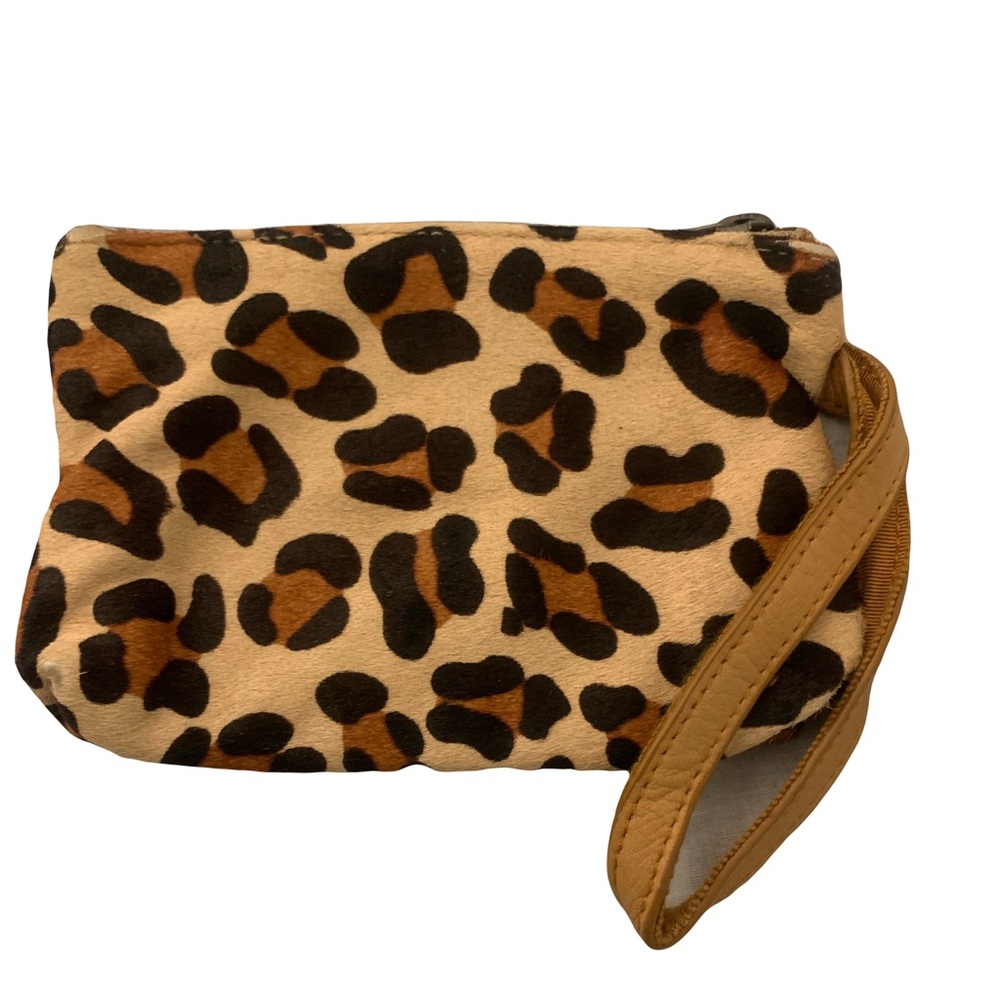 J Crew Leopard Print Wristlet Clutch❤️ - Picture 3 of 8